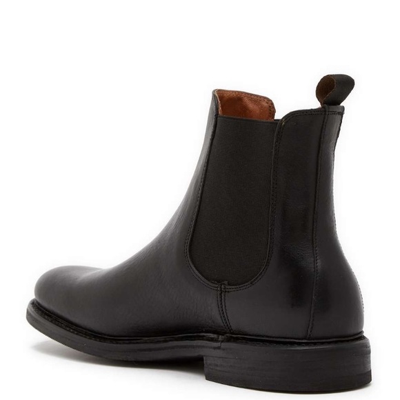 Frye Mens Seth Black Leather Ankle Boots - Picture 5 of 6